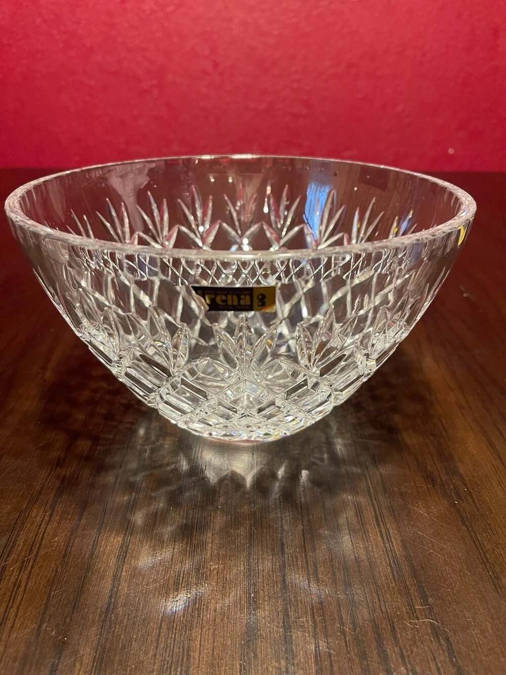 Irena Crystal Hand Made in Poland Diamond Cut Bowl